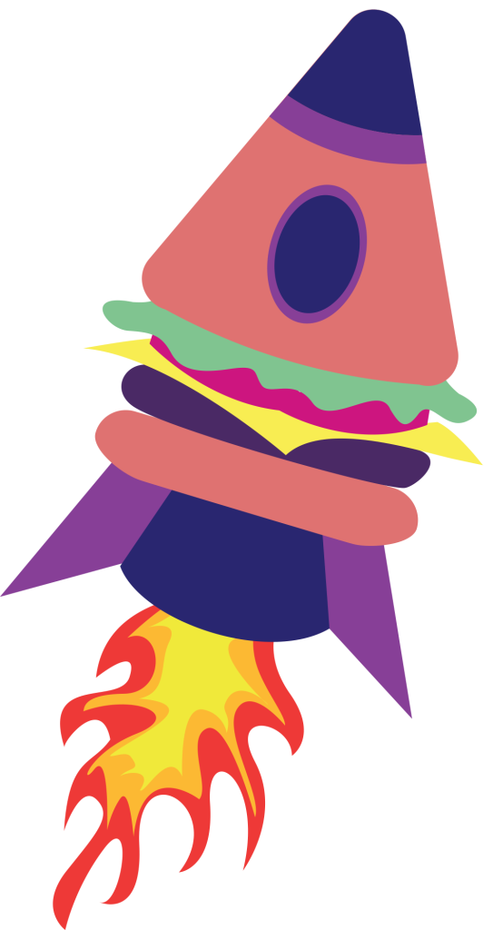 burger spaceship